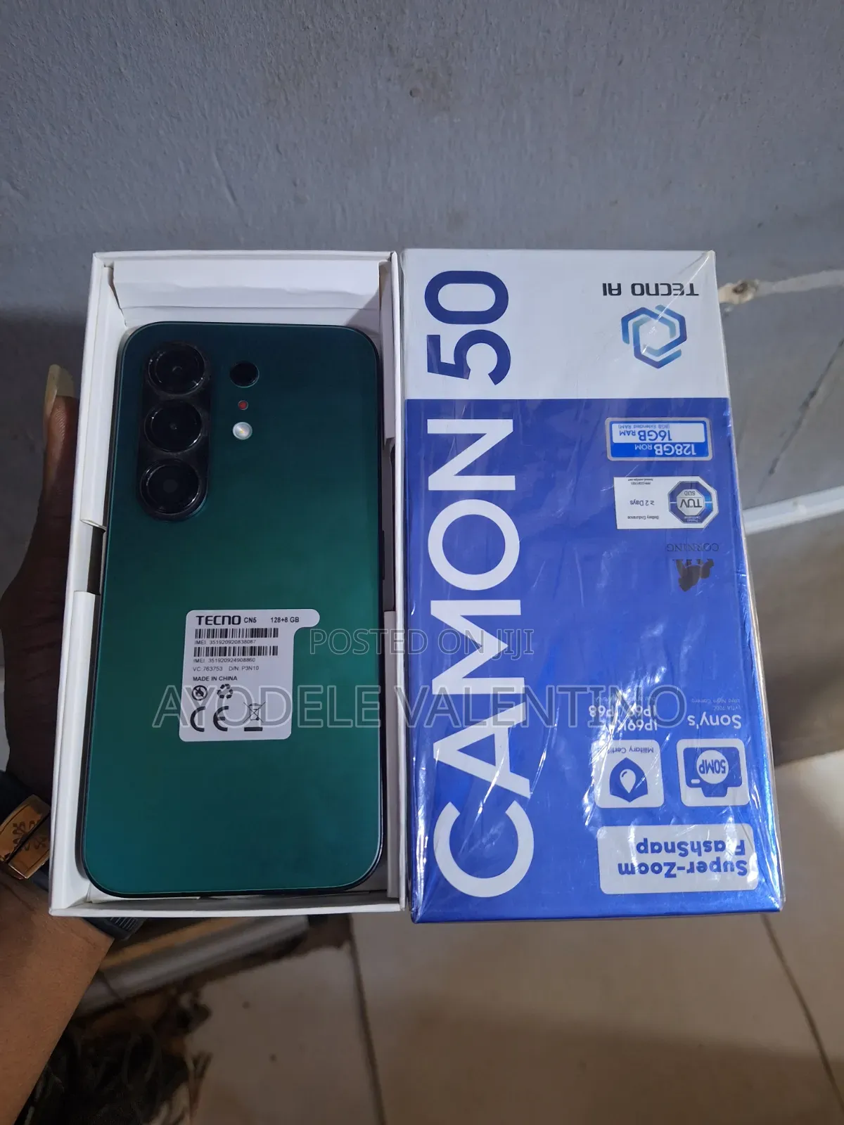 Tecno Camon 50 256 GB Green