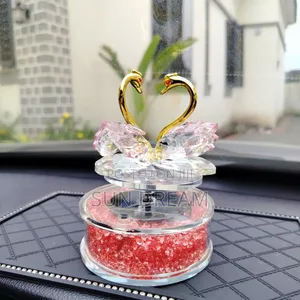 Solar-Powered Swan Decoration Car Accessories Home Decoration Gift