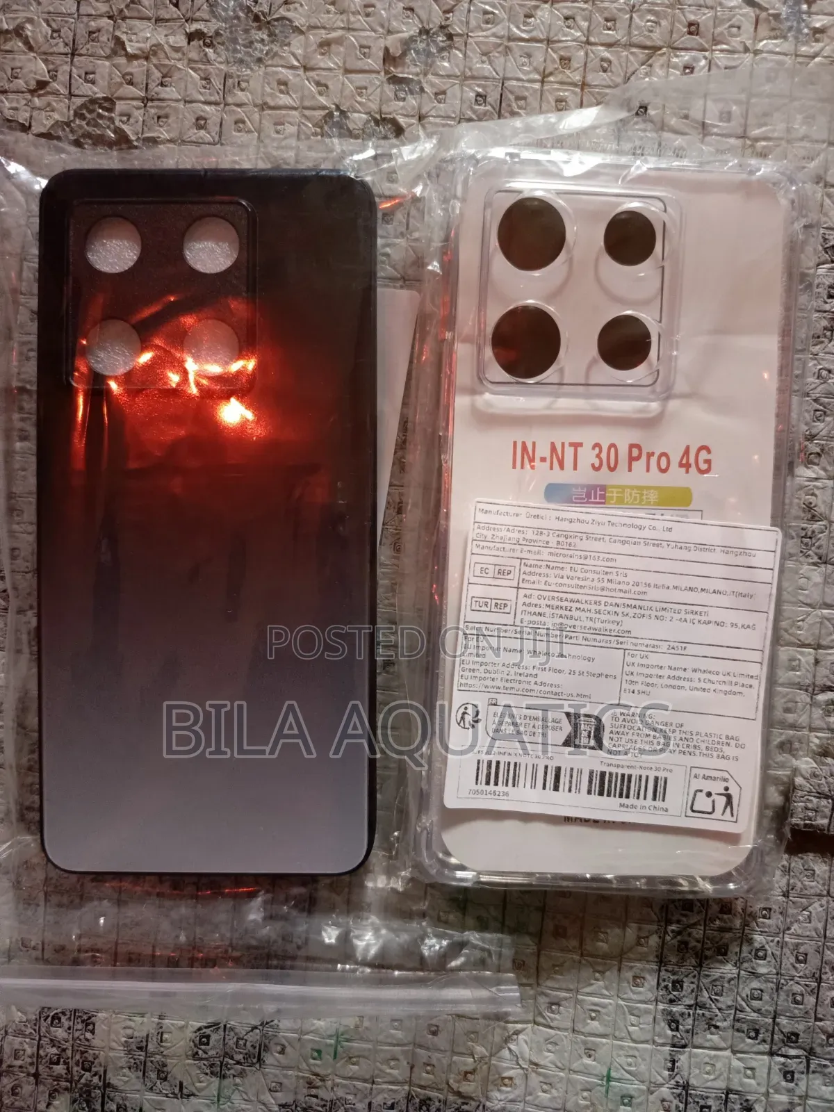 Infinix Note 30 Pro Transparent Case Available