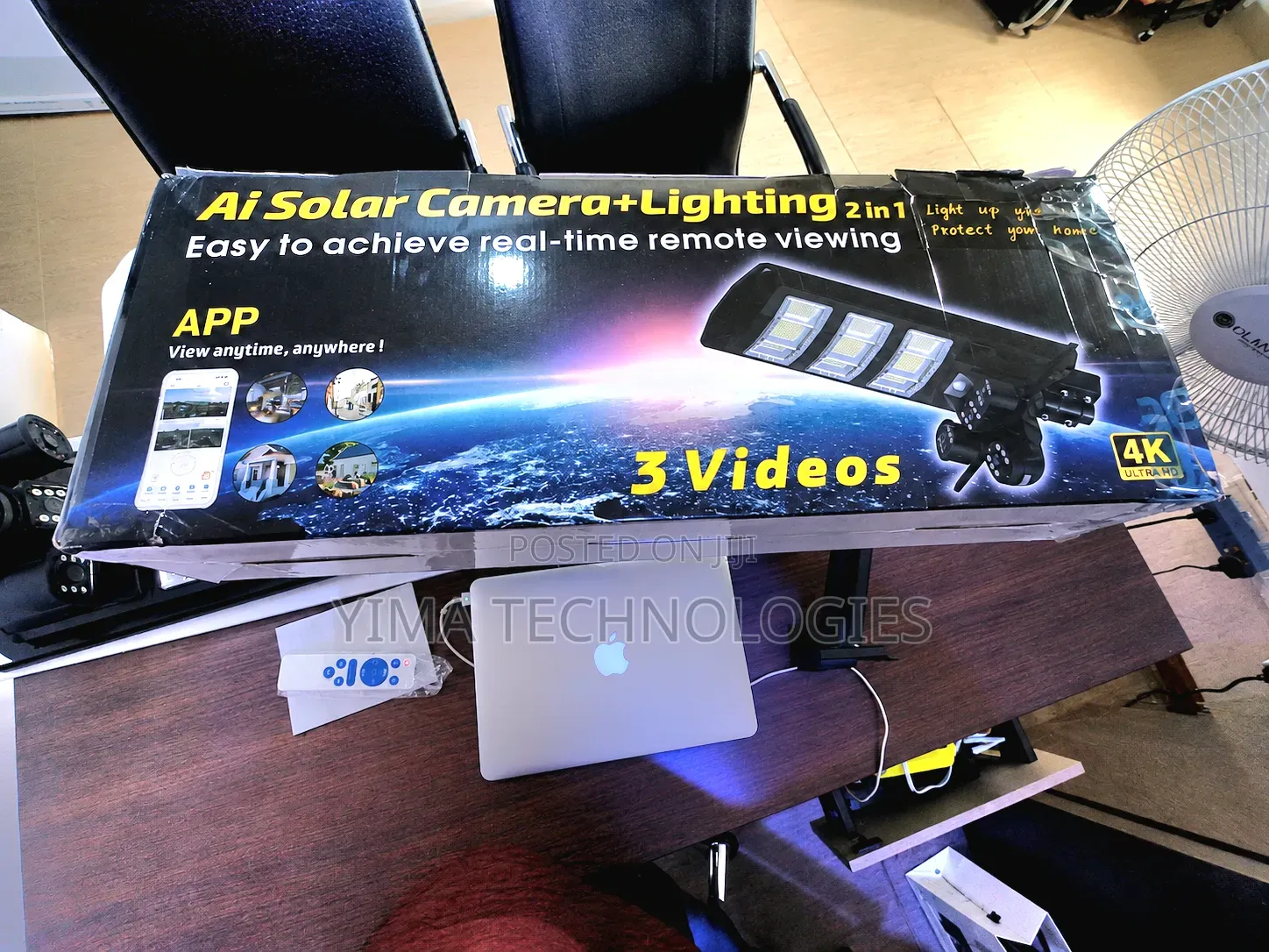 2-In1 Solar Light and Three Len Solar CCTV Camera