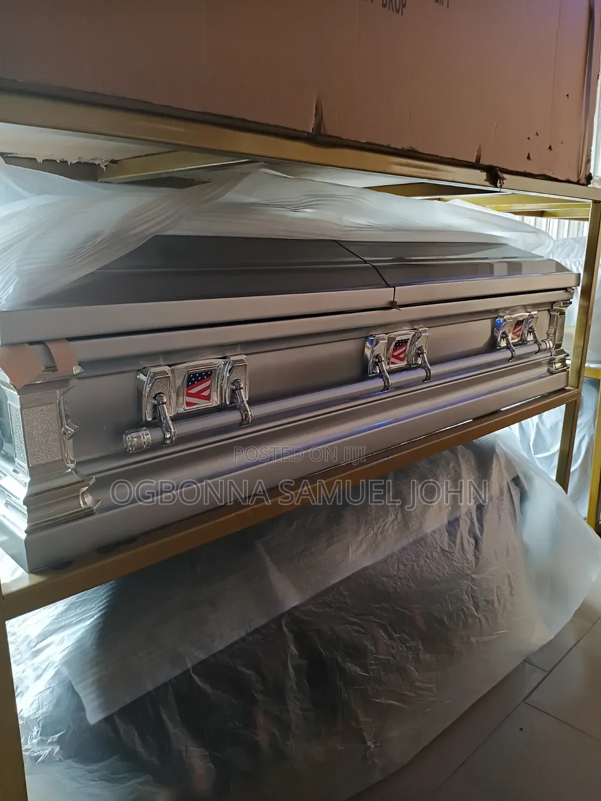 Metallic Foriegn Imported Casket