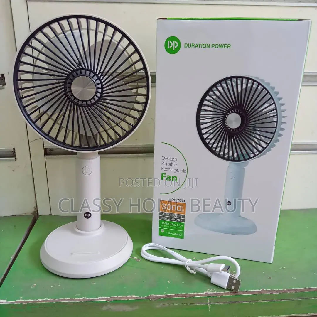 DP Duration Power Rechargeable Fan (Model: DP-7640).