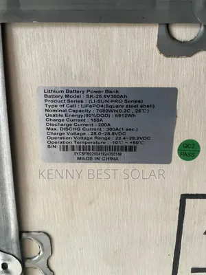 7.5kwh 24volts 300Ah Lithium Battery