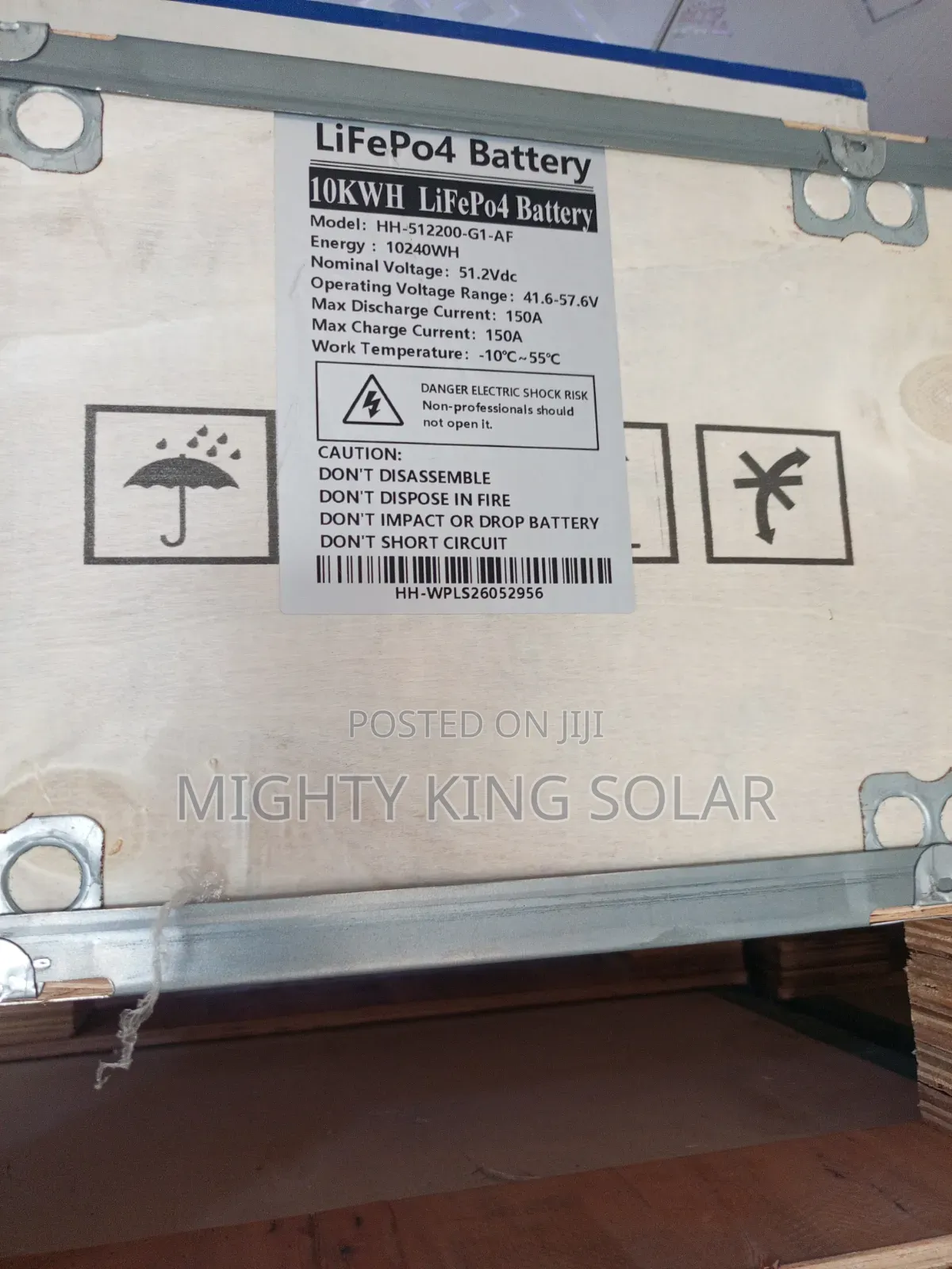 10kwh HAMTEM Lithium Iron Battery 48v