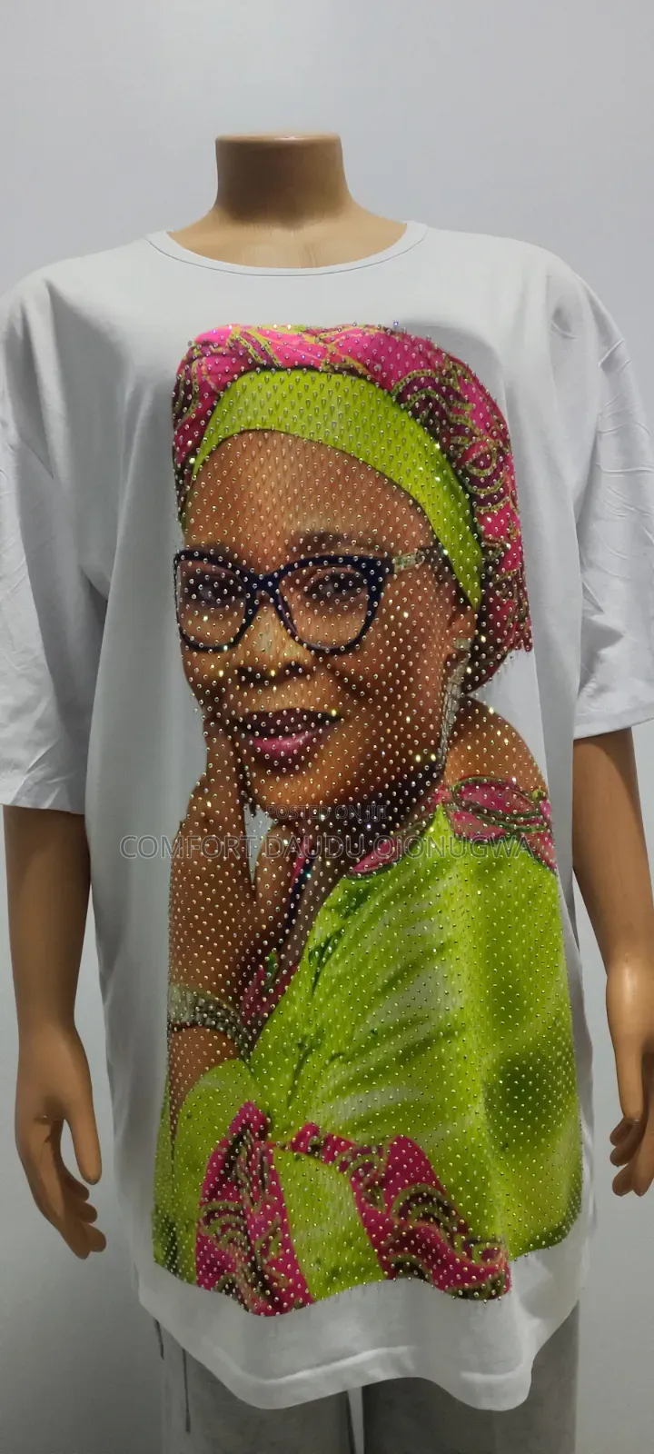 Customised Rhinestone Tshirt