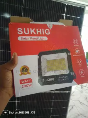Shop for the SUKHIG 200W Solar Flood Light for Dependable Outdoor Illu
