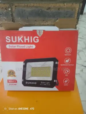 SUKHIG 200W LED Solar Flood Light