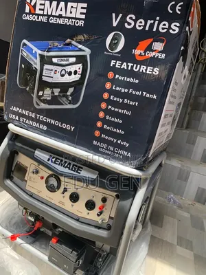 Kemage 5KVA Heavy-Duty Generator | 100% Copper Winding