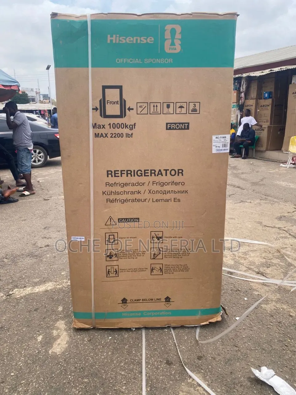 Hisense RC_71WS Side by Side Refrigerator