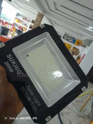 SUKHIG 200W Solar Floodlight for Compound Lighting