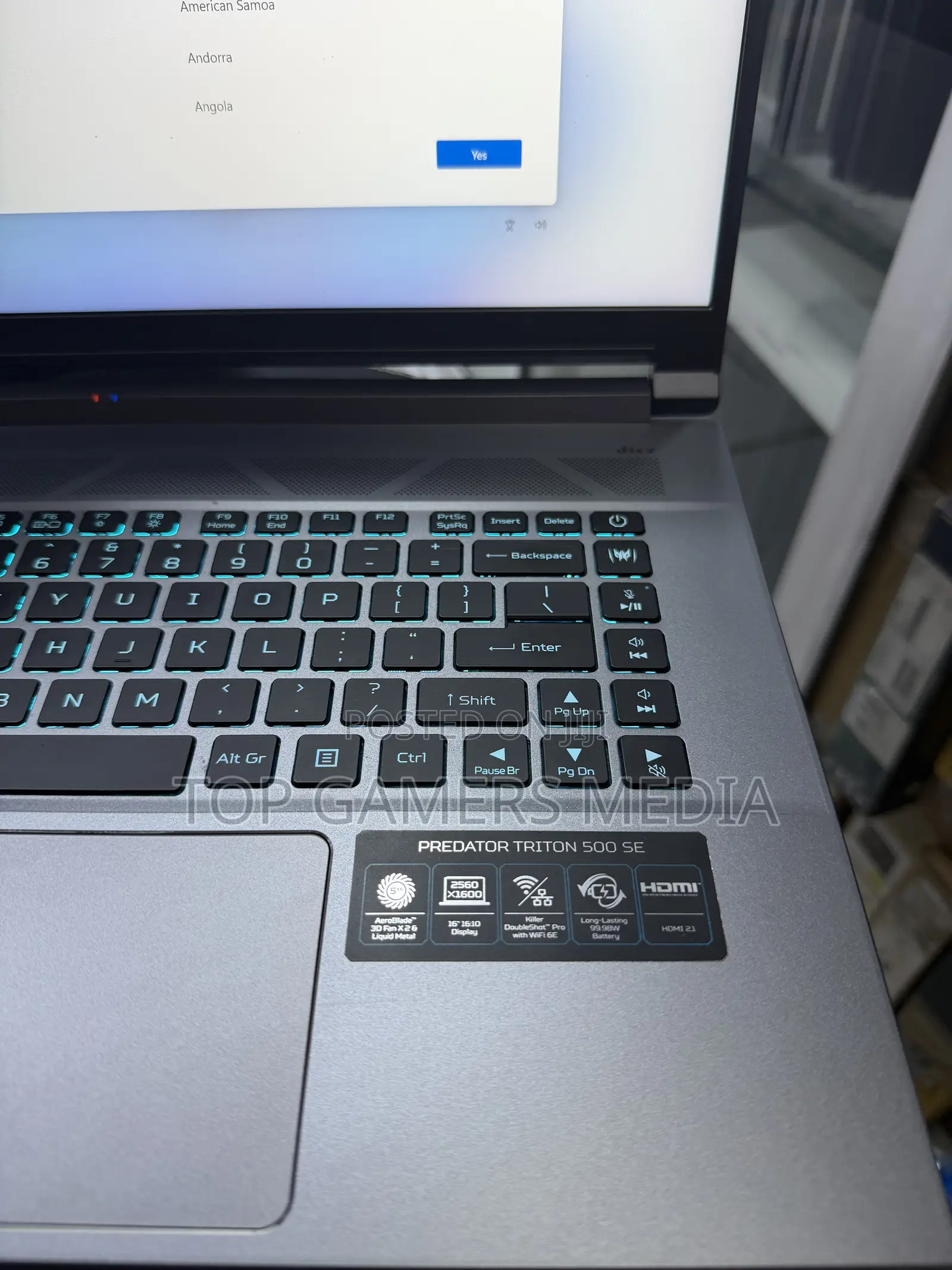 Laptop Acer Predator Triton 500 SE 16GB Intel Core i7 SSD 1T