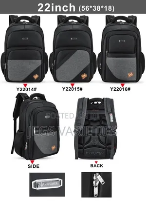 22" HP Power School Bag