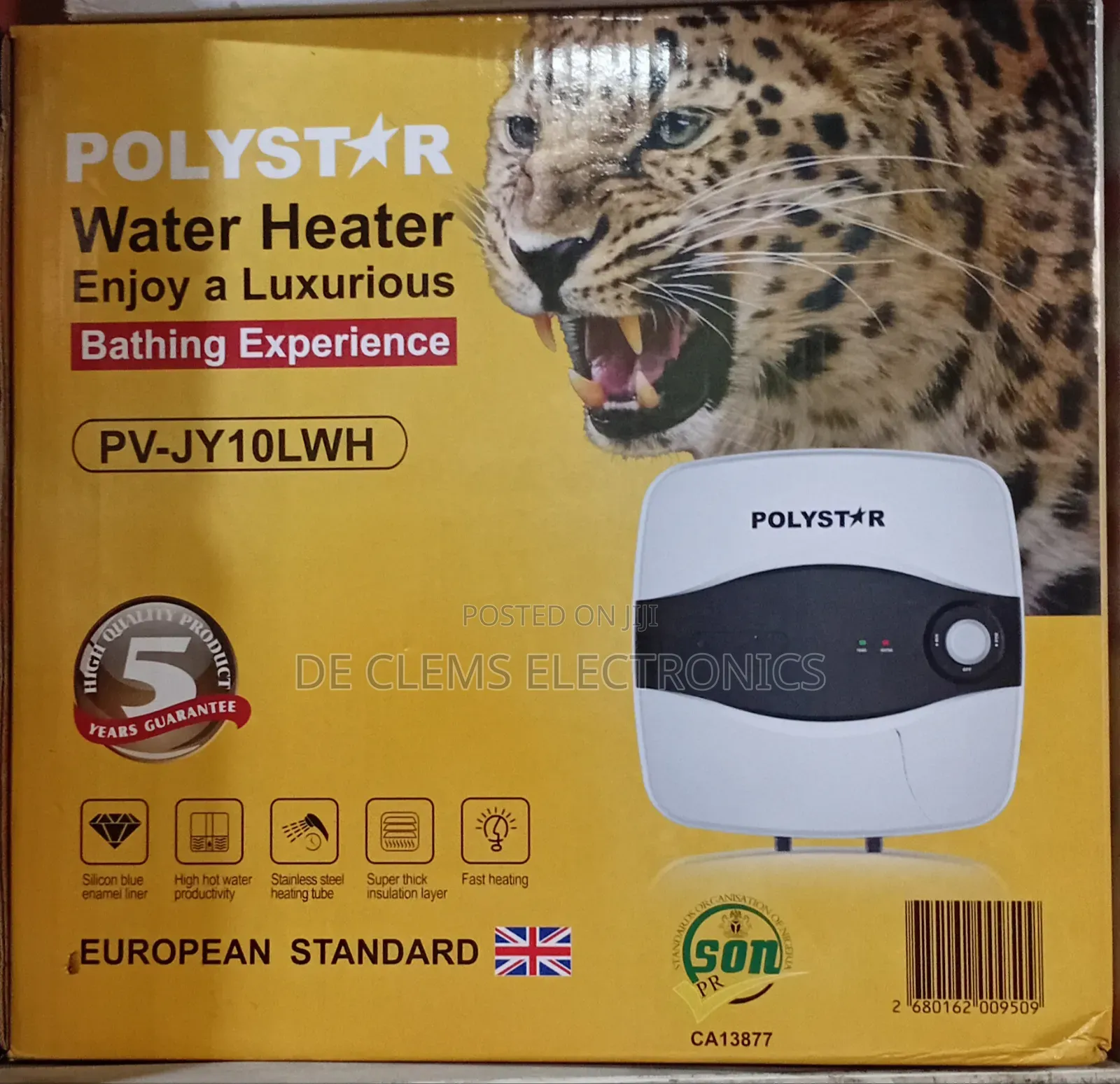 Polystar Water Heater 10L