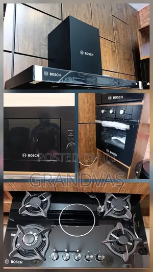Bosch Kitchen Set Built in Oven, Microwave, Cooker, Hood Extractor