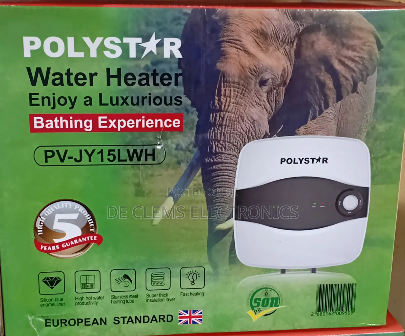 Polystar Water Heater 15L