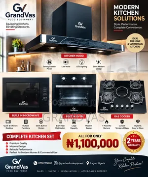 Bosch Kitchen Set Built in Oven, Microwave, Cooker, Hood Extractor