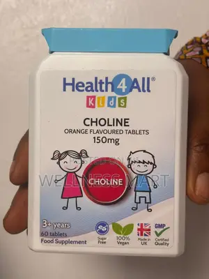 Health4All Kids Choline 150mg 60 Chewable | Memory Focus