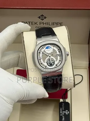 Patek Philippe Leather Watch Double Patek Lock