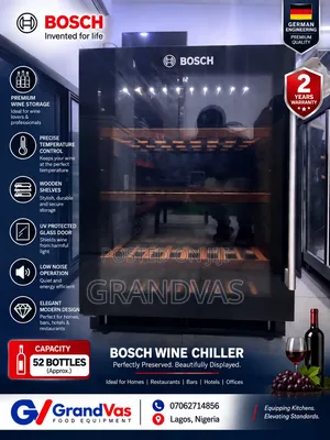 Bosch Wine Chiller 52 Bottles – Premium Wine Cooler