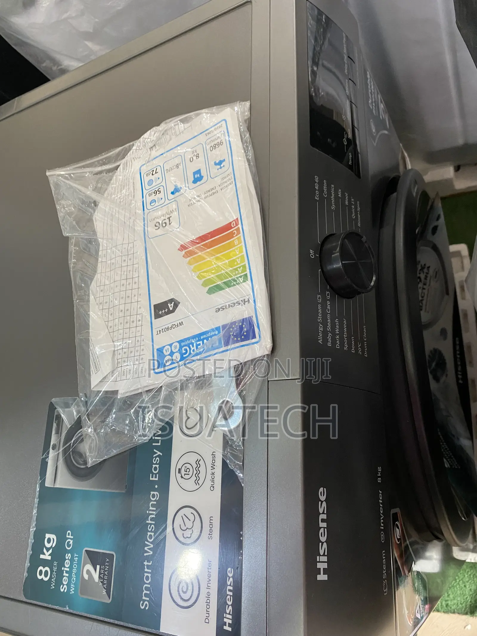 Hisense Inverter Washing Machine 8kg
