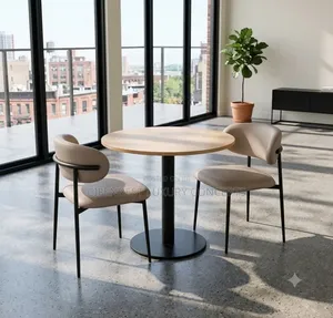 Restaurant/Dinning Round Table With Two Chairs