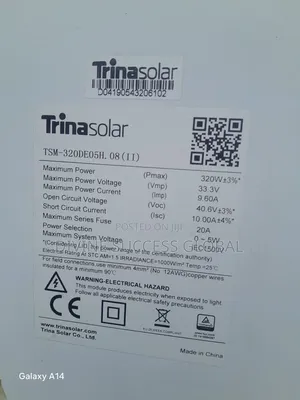 Quality 320 Watts 100 Cell Solar Panels