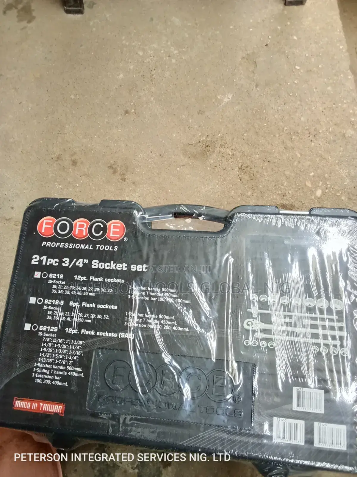 Force 21pc 3/4" Socket Set