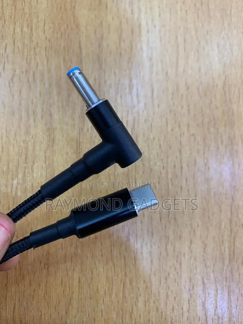 USB-C PD to HP Blue Tip Laptop Charging Cable 100W – 4.5mm X 3.0mm