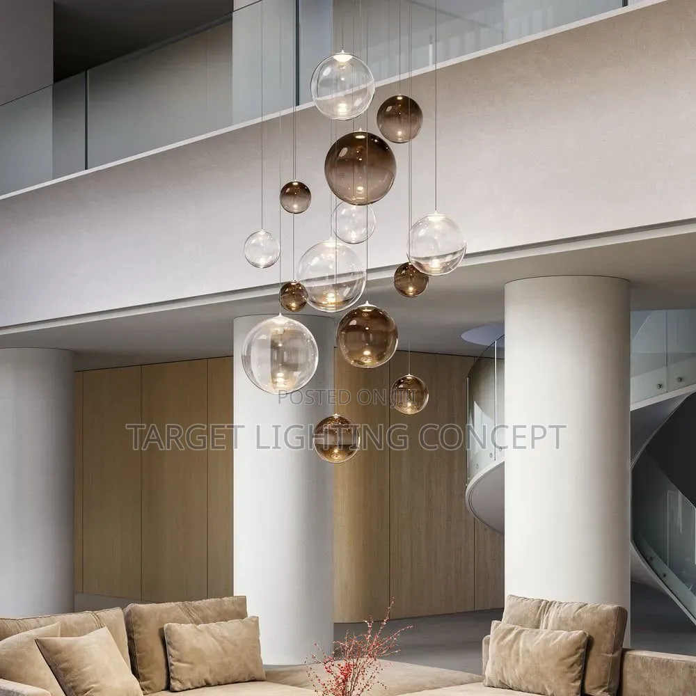 Glass Cover Chandelier