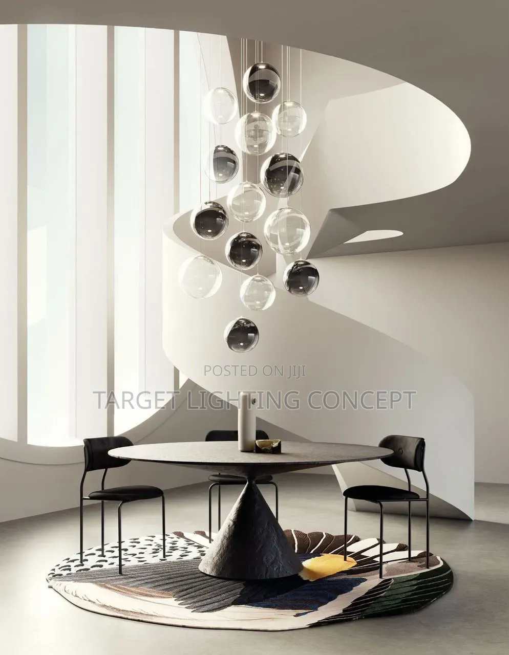 Glass Cover Chandelier