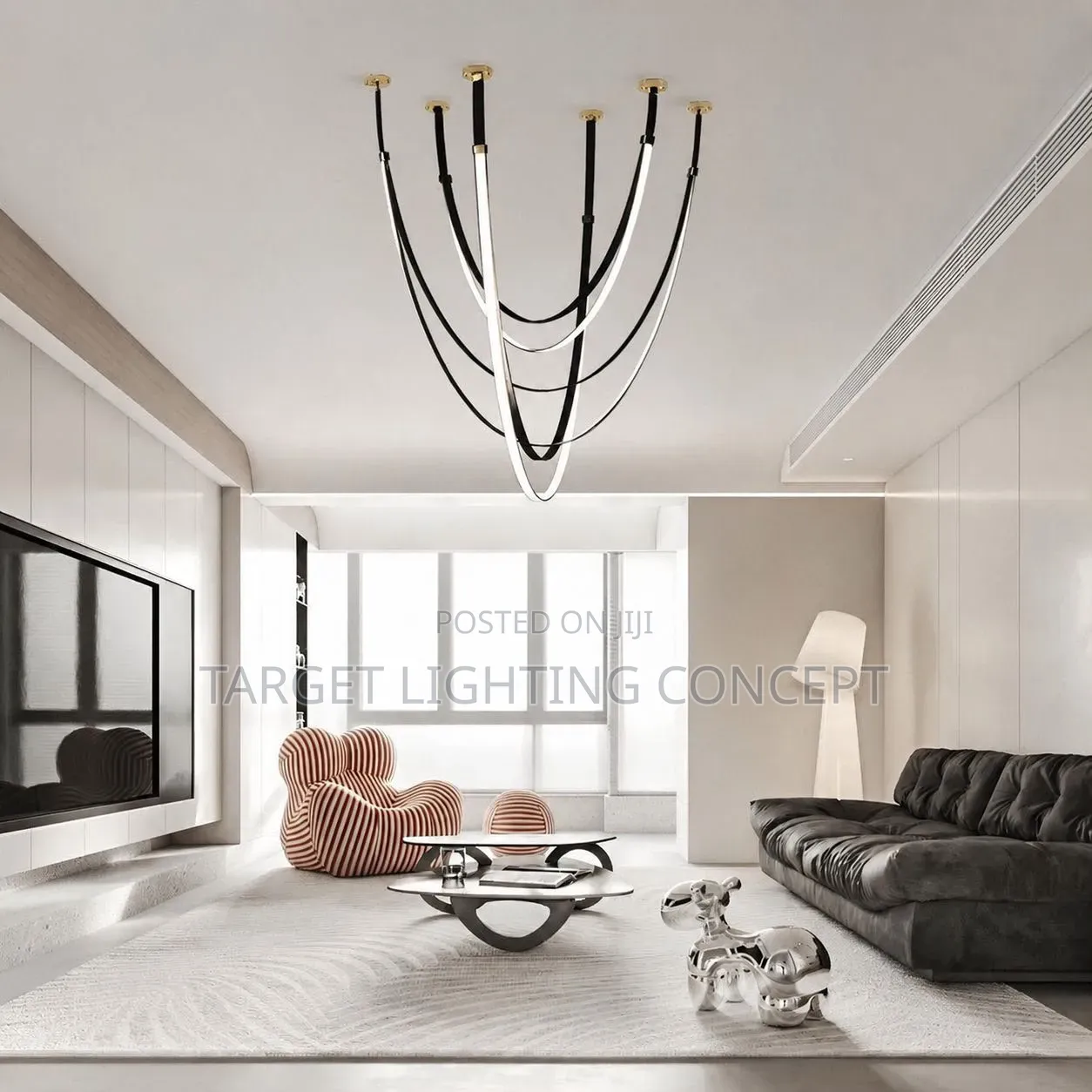 Glass Cover Chandelier