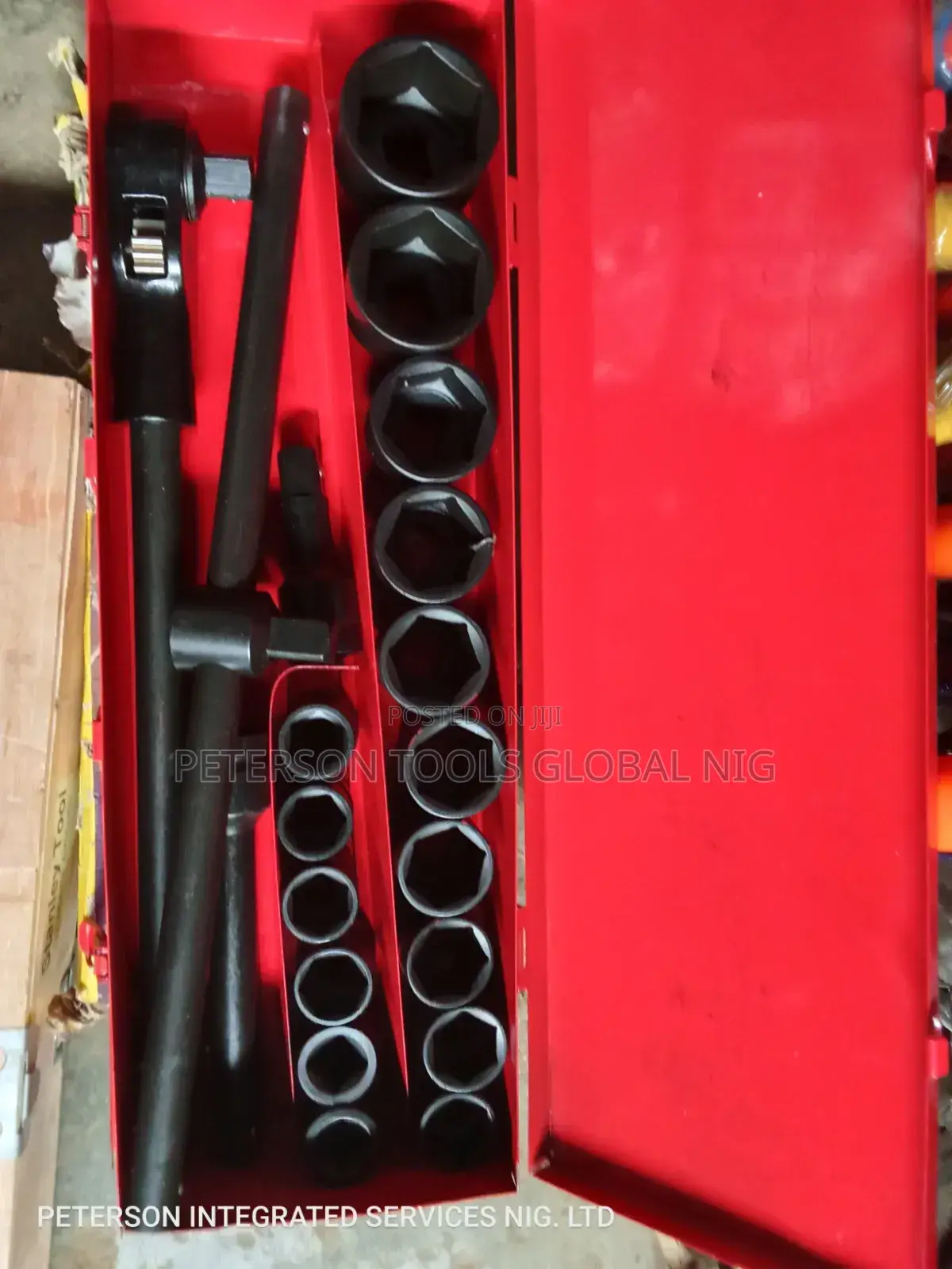 Heavy Duty 3/4" Black Socket Set
