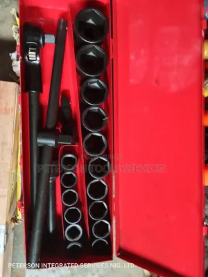 Heavy Duty 3/4" Black Socket Set