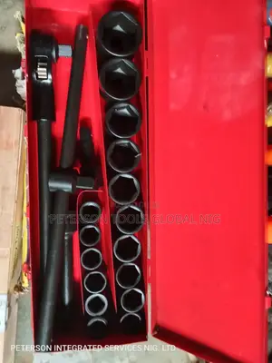 Heavy Duty 3/4" Black Socket Set