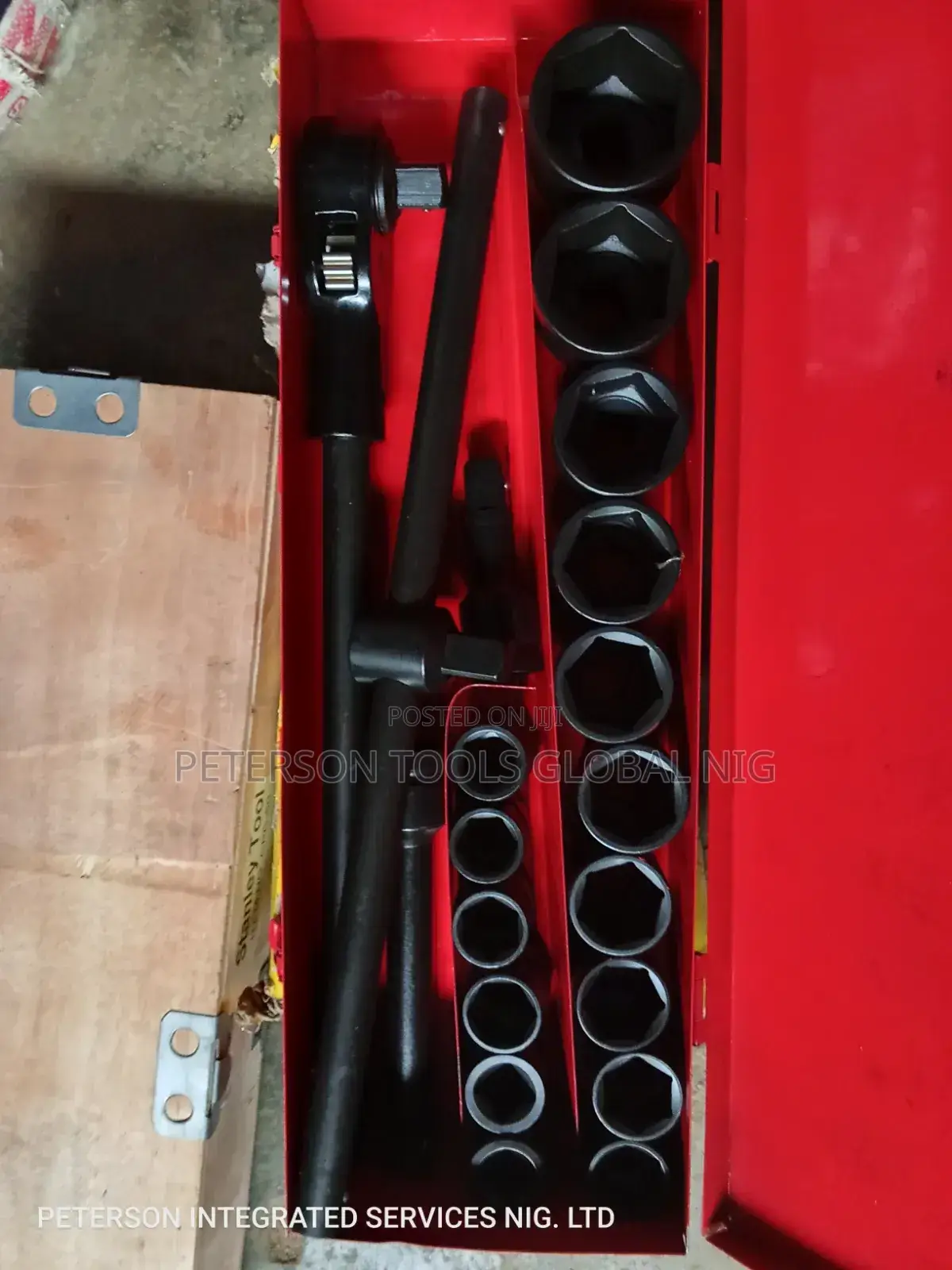 Heavy Duty 3/4" Black Socket Set