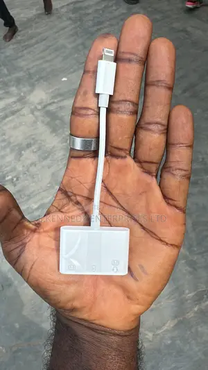 Orginal 3in1 Otg iPhone Microphone Adapter for Live-Streaming