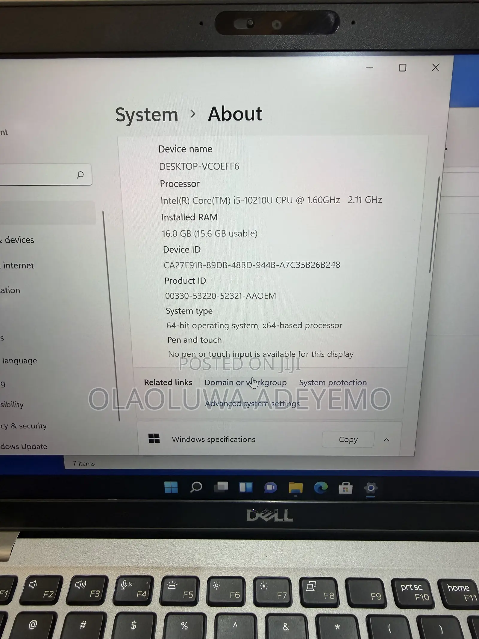 Laptop Dell Latitude 5410 16GB Intel Core i5 SSD 256GB