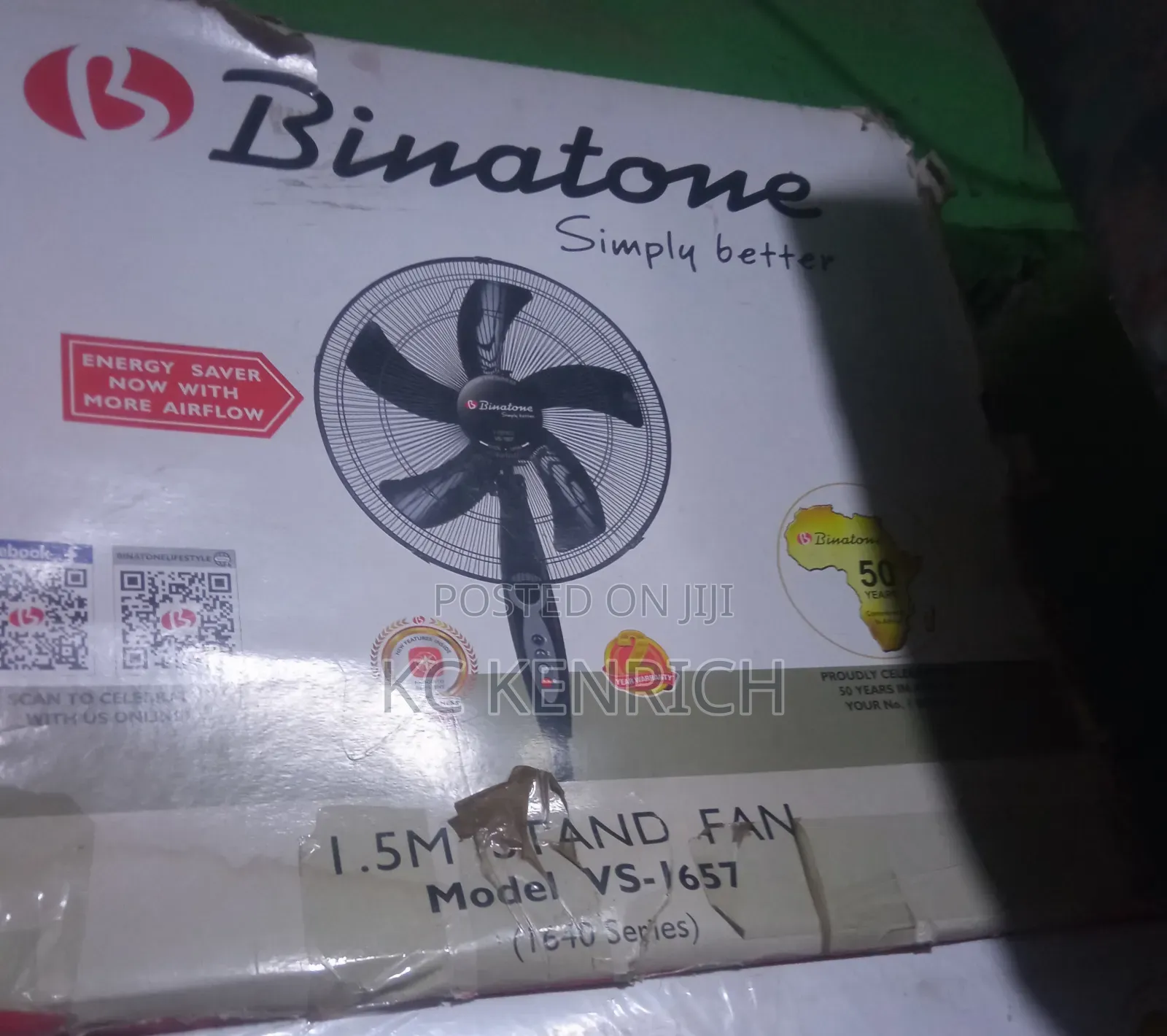 Binatone Standing Fan 18inch