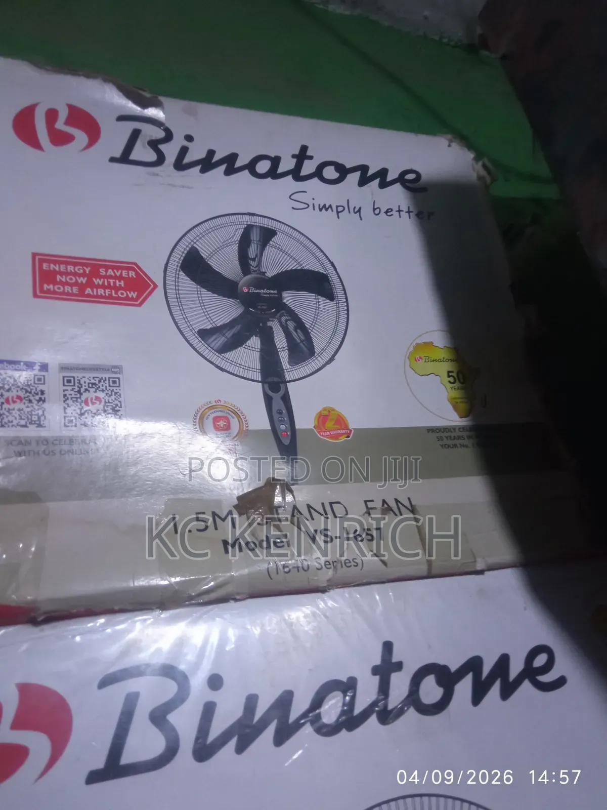 Binatone Standing Fan 18inch