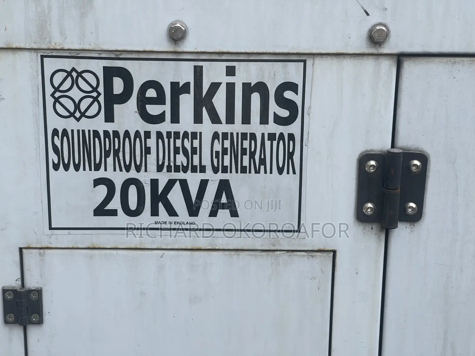 Perkins StandBy Sound Proof Generator