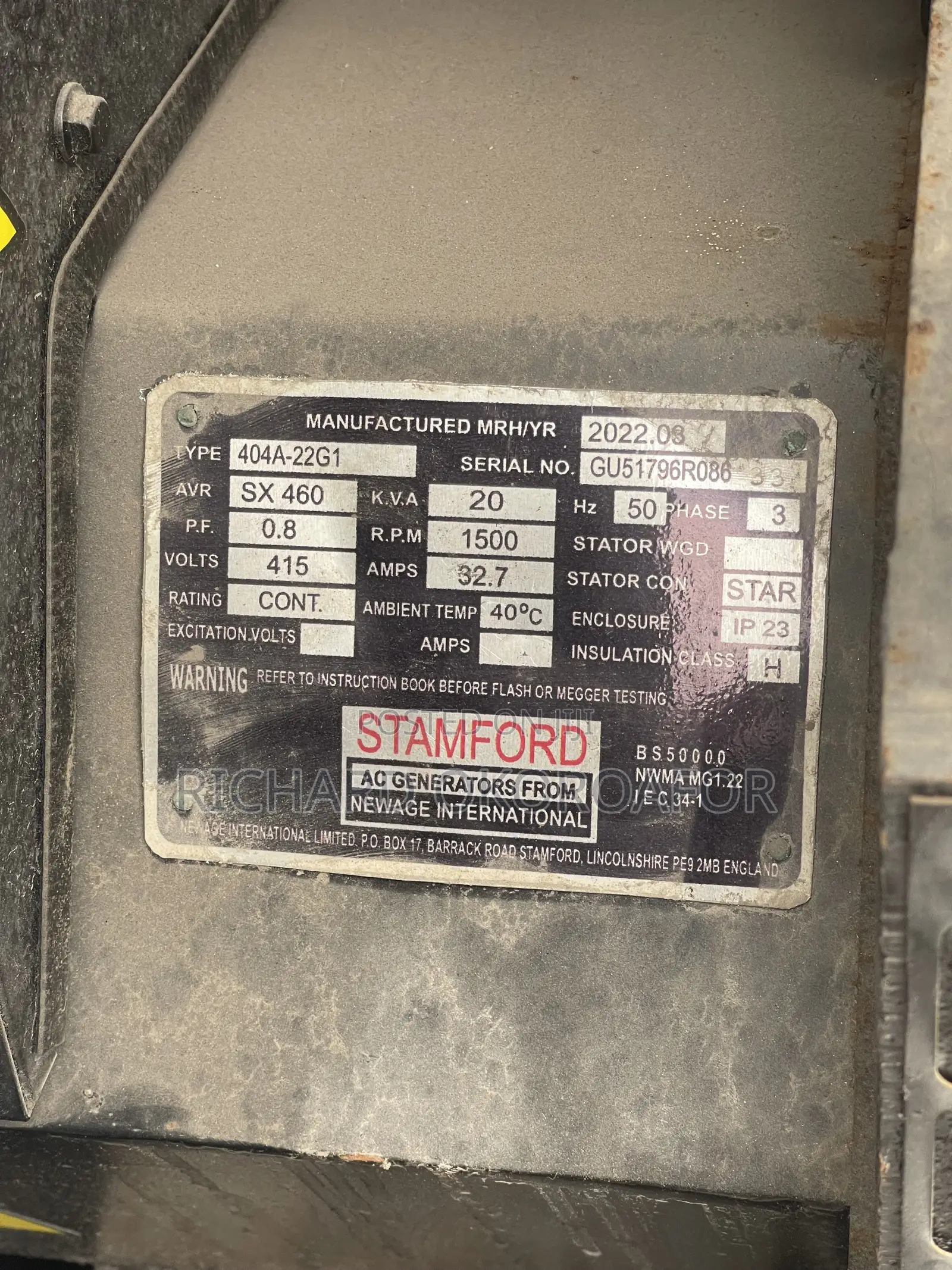 Perkins StandBy Sound Proof Generator