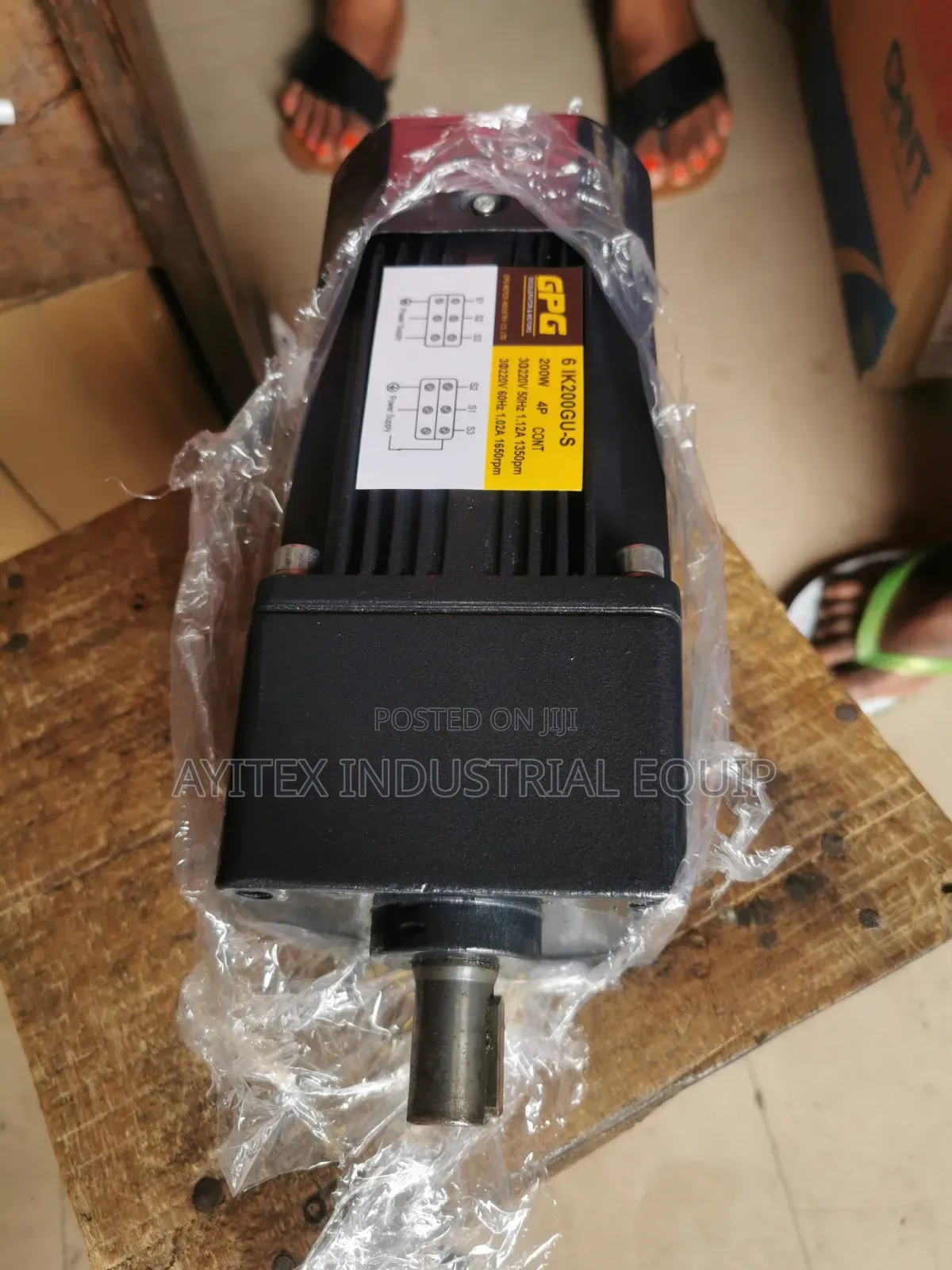 AC Gear Motor 200W Single-Phase