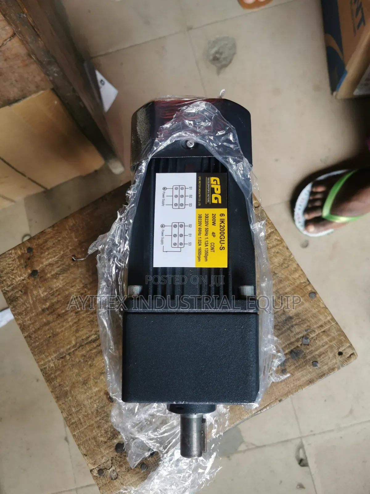 AC Gear Motor 200W Single-Phase