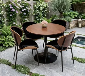 Luxury Round Restaurant/Dinning Table and Four Chairs