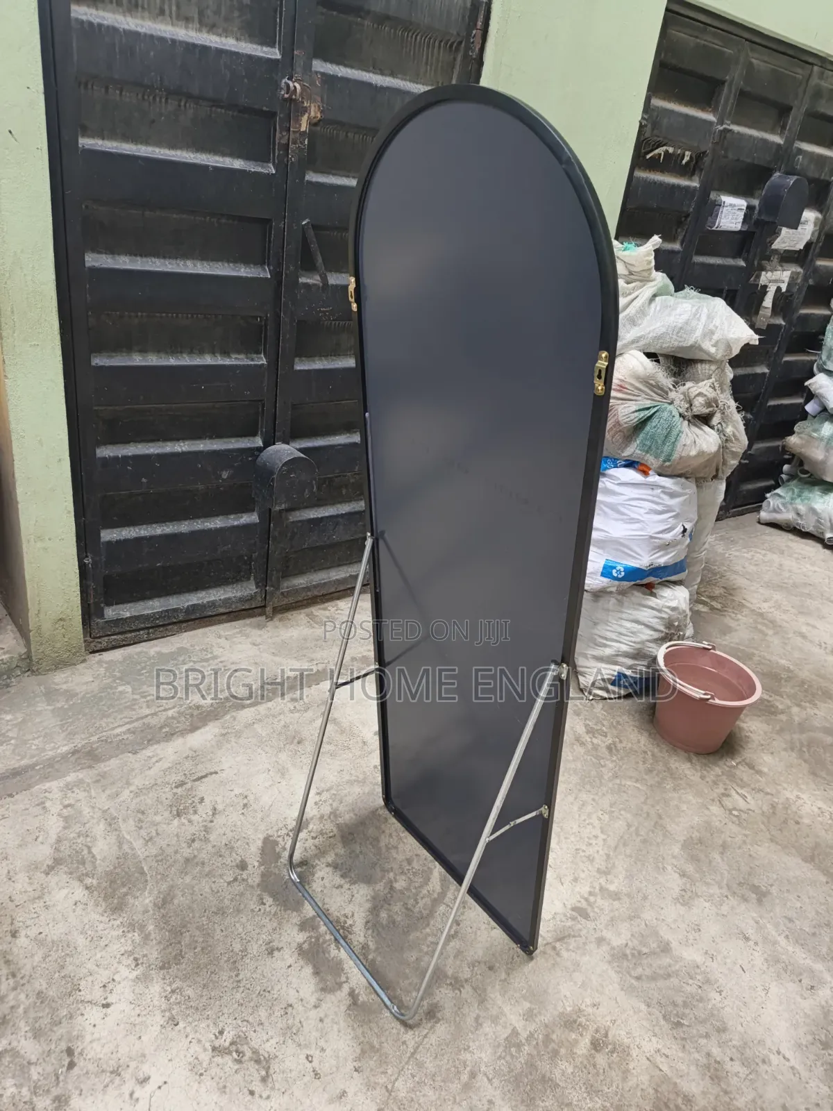 Black Free Standing Mirror