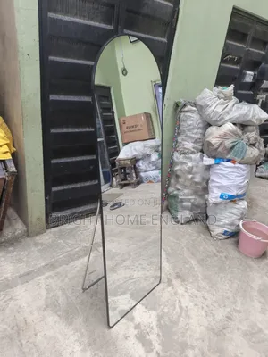 Black Free Standing Mirror