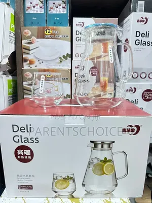 Deli Glass Water Set 7pcs 420ml/1.93l