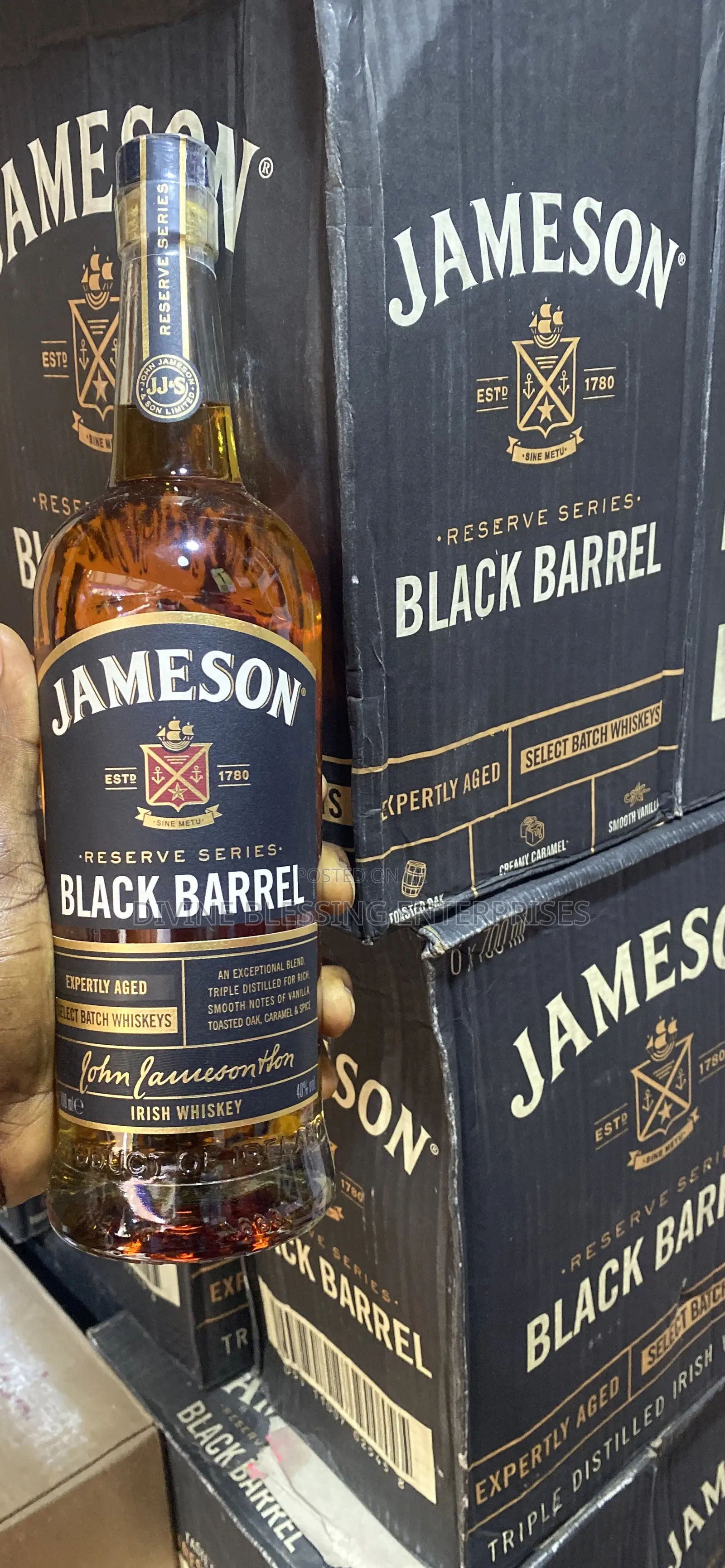 Jameson Black Barrel 12 BTLS by CTN