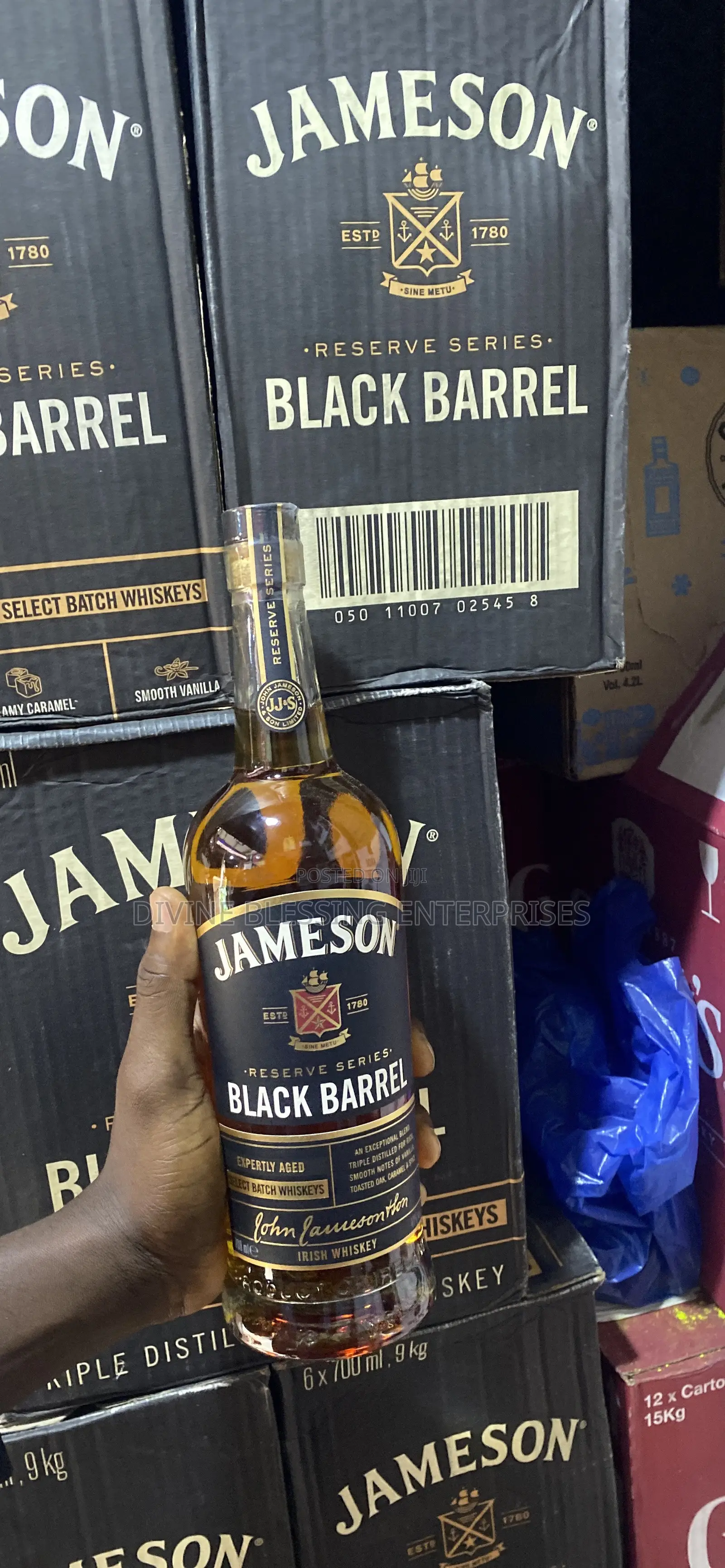 Jameson Black Barrel 12 BTLS by CTN