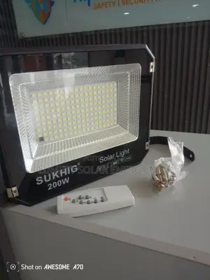SUKHIG 200W Solar Flood Light for Homes